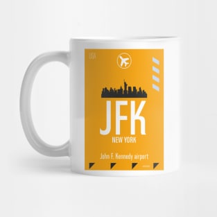 JFK yellow Mug
